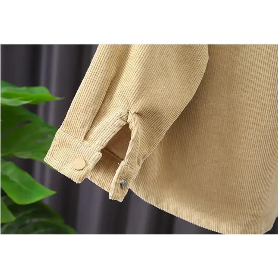 Boys Casual Spring Autumn Set Letter Printing Handsome Baby Loose Thin Corduroy Long Sleeve 2pcs Set Outfits