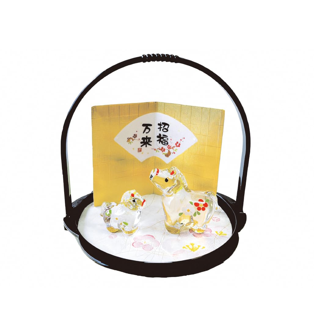 

Дом Мастера 2026 год Зодиака год Лошади Стекло Родитель и Ребенок Украшение Бонского фестиваля (Рэйва 8) Лошадь, Лошадь, (Small / Medium)