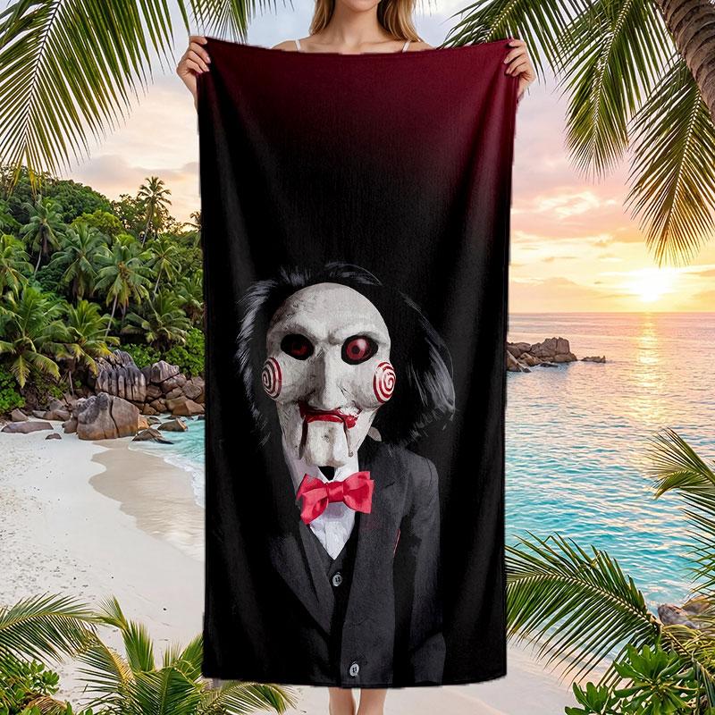 Large Beach Towel Quick Dry Absorbent Towel For Beach IndoorSaw Billy the Puppet