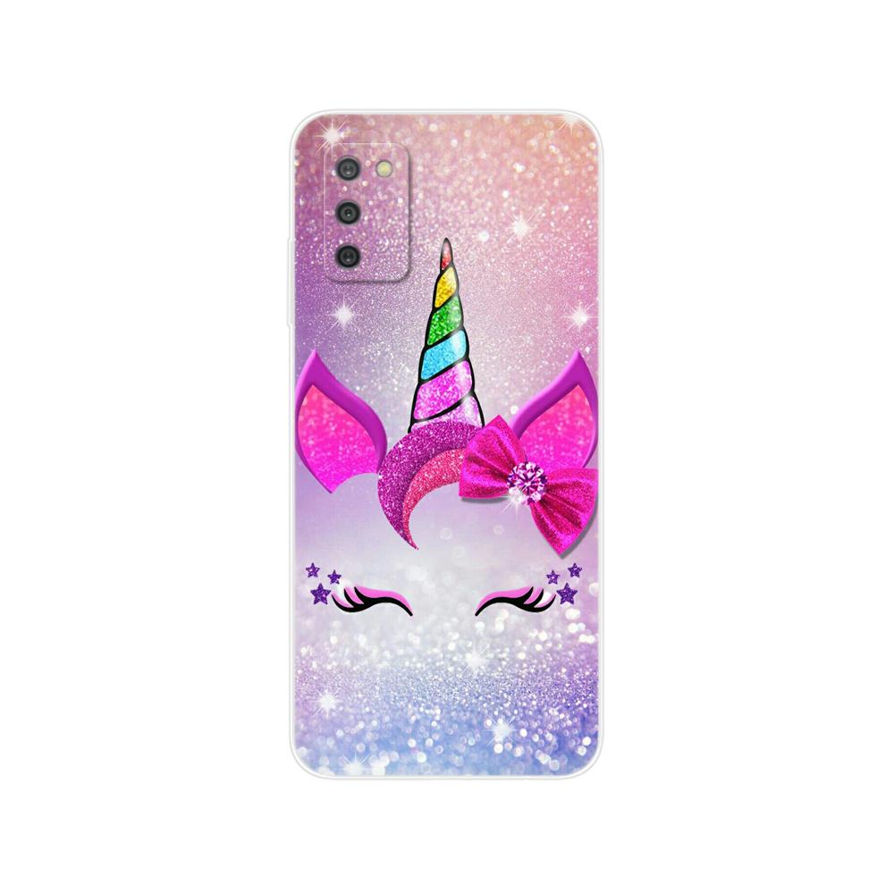 Per Samsung A03S Custodia 164,3 mm Copertura Posteriore del Telefono Su Samsung Galaxy A03s GalaxyA03s A 03s a037 Custodia Morbida Tpu Bumper in Silicone 6,5 pollici