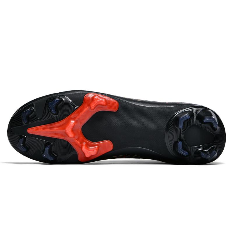 Fußballschuhe 35-48 Herren High-Top-Fußballschuhe Große Größe Kinder Kunstrasen Lange Nägel Grüne Fußballschuhe Training Schwarze Turnschuhe