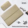 Leather Laptop Stand Bag for 13-16 Inch MacBook, Xiaoxin Air, Huawei