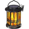 Solar Outdoor Lanterns Waterpoof,Flame Flickering Effect for Outdoor Garden, Pathway, Lawn Landscape Decorations