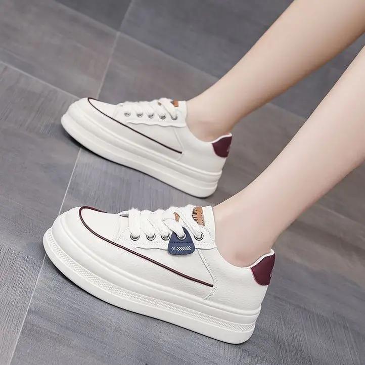 

Fashion Flat Lace Up Designer Luxury On Offer Ladies Footwear New In Vulcanized Shoe Korean 39 Arrival 2025 Stylish Women s Shoes Sale 40