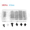 Car Body Fastener Clips Plastic Rivets Pressure Fasteners Screwdriver Kit for Automotive Bumper Door Panel Removal Installation