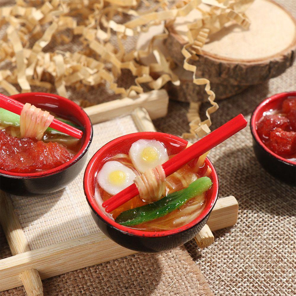 1PC Random Chinese  Accessories  DIY Kitchen Miniature  house Dollhouse Decoration Fake Food