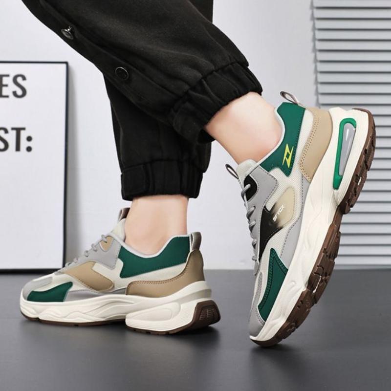 Men Casual Sport Shoes Breathable Men Sneakers Fashion Outdoor Mesh Running Shoes Versatile Comfortable Thick Sole Walking Shoes