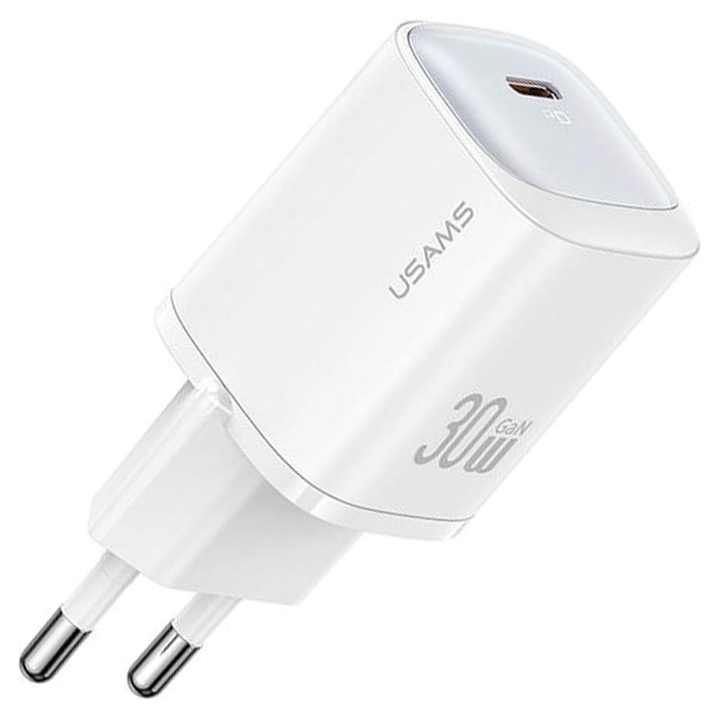 Usams Ład. Siec. Cc251 30W Gan Usb-Cfast Charging Hc Series Biały/White Cc251Tc02