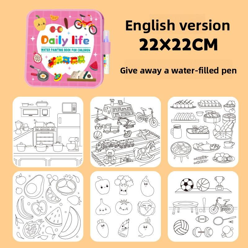 

Toys DIY Educational Magic Water Drawing Book Doodle Water Drawing Book Coloring Books Birthday Holiday Gifts for Children