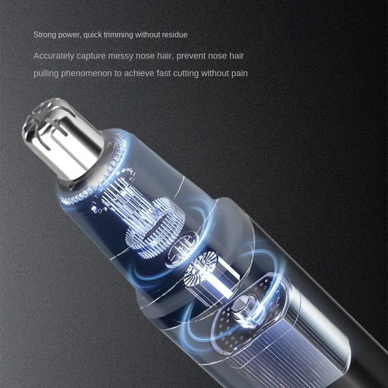 Перезаряжаемый портативный триммер для волос в носу — фото 7