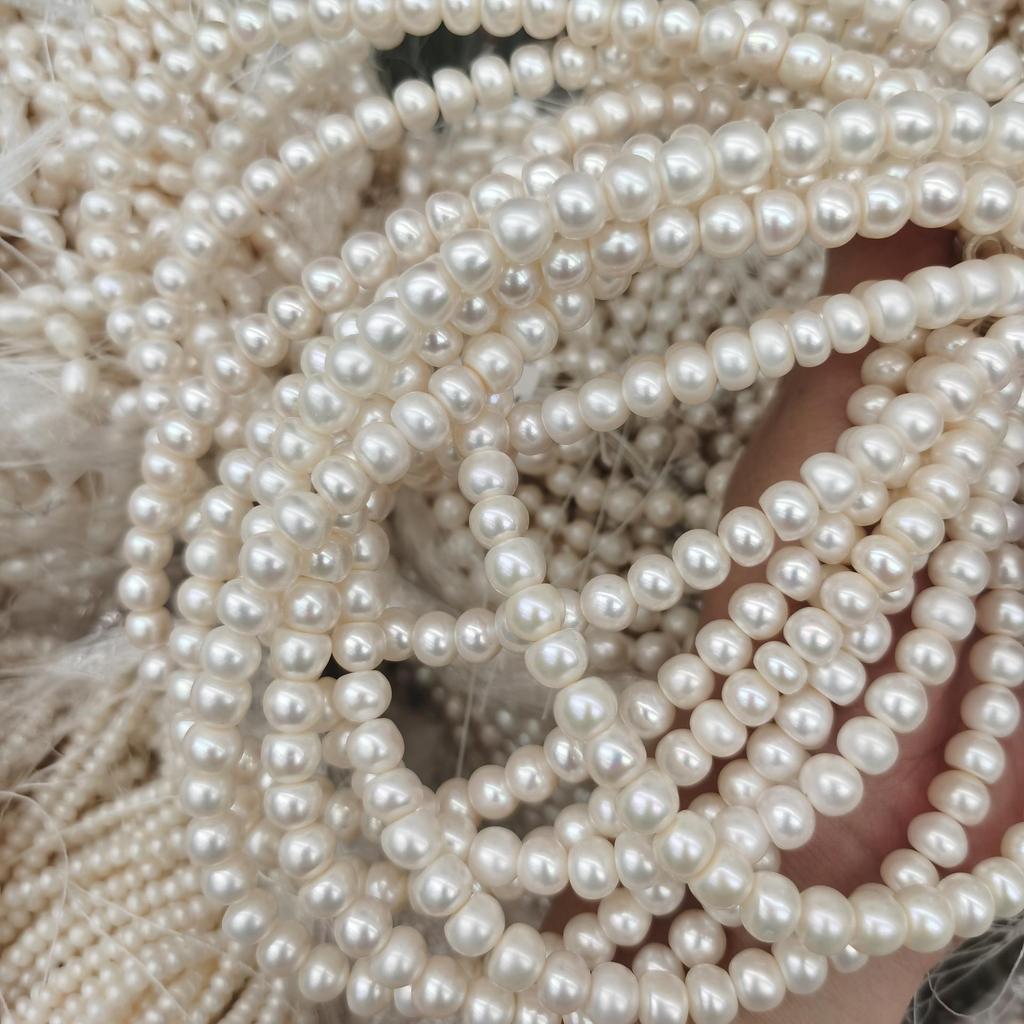 5A Sterlingsilber Verschluss Süßwasserperlenkette: Starker Glanz Geschenk für Mama oder Schwiegermutter