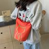 Damen Schultertasche mit Katzenaufdruck Große Kapazität Tragetasche