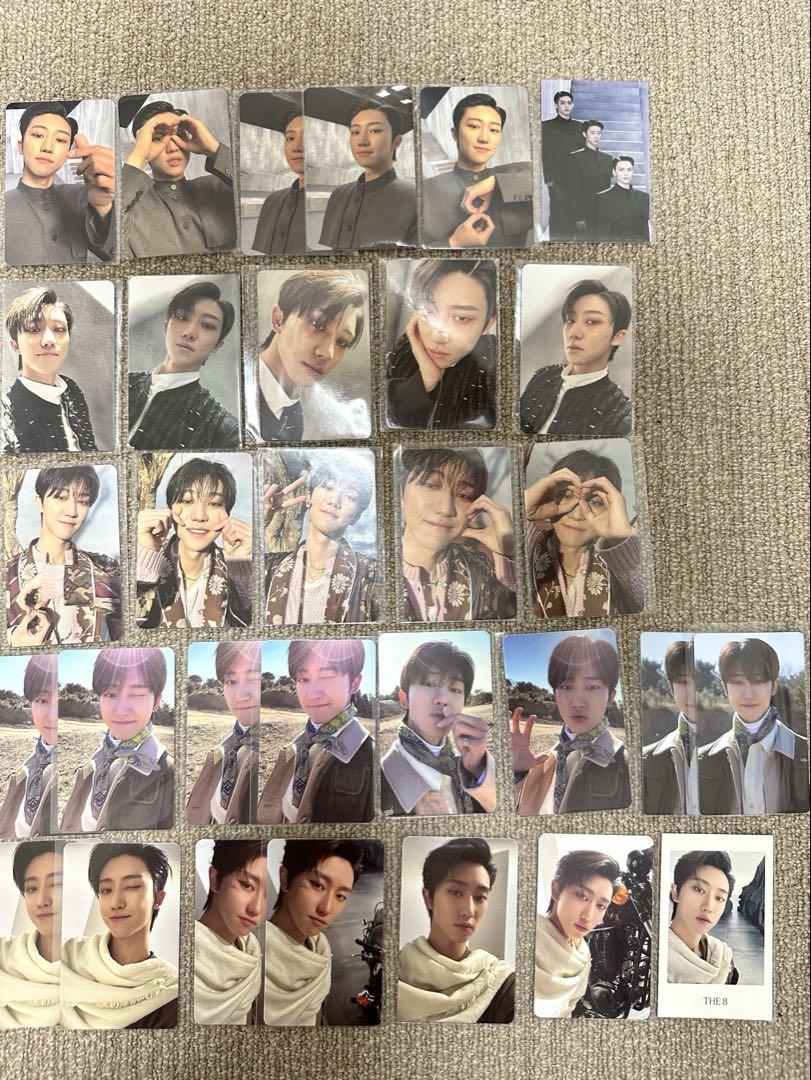 

[USED] SEVENTEEN Minghao the8 trading cards past trading cards