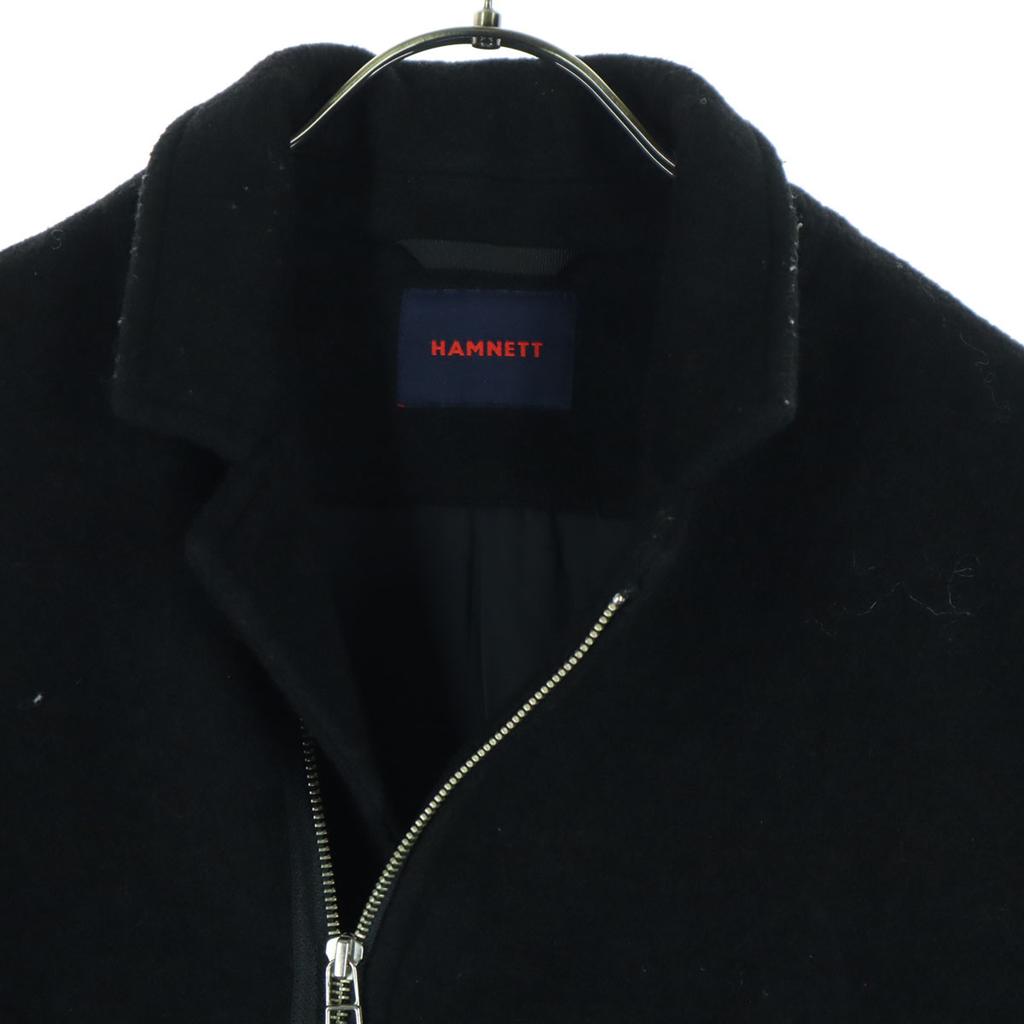 HAMNETT Stand collar coat M black Men's Used