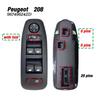96749624ZD For Peugeot 208 2008 Hatchback 2013 2014 2015 2016 2017 2018 ,Left Driver Side Master Power Window Control Switch