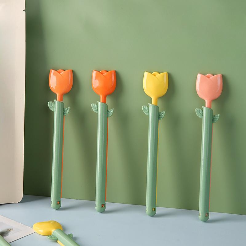 8Pcs Tulip Food Sealer Clips, Reusable Moisture Resistant Clamps for Snack Cereal Lunchbox Household Storage