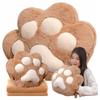 Plush Toy Cat Paw Pillow With Blanket Hand Pockets Warm 3-in-1