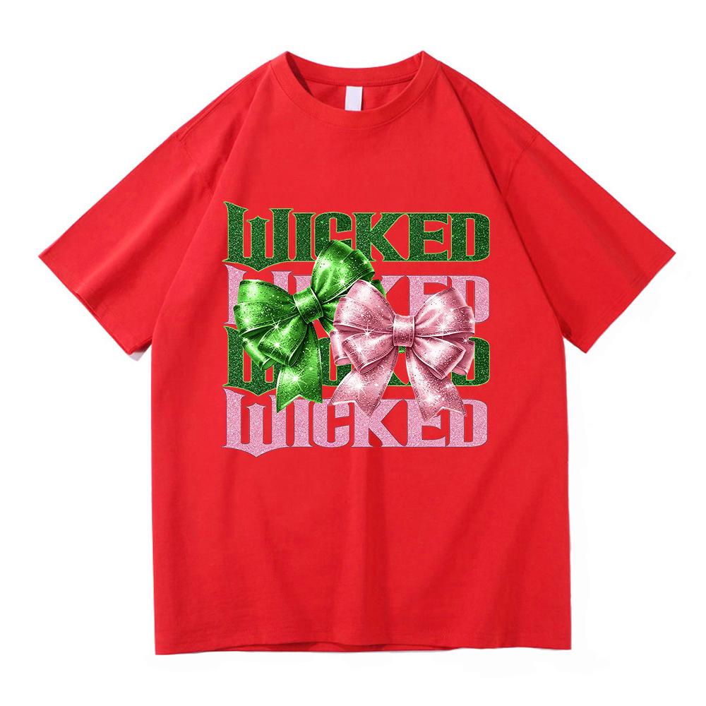 Wicked Change for Good T Shirt Hot Fashion Men Harajuku Aesthetic Elphaba Glinda T-Shirt Unisex High Quality Cotton Tees Shirts