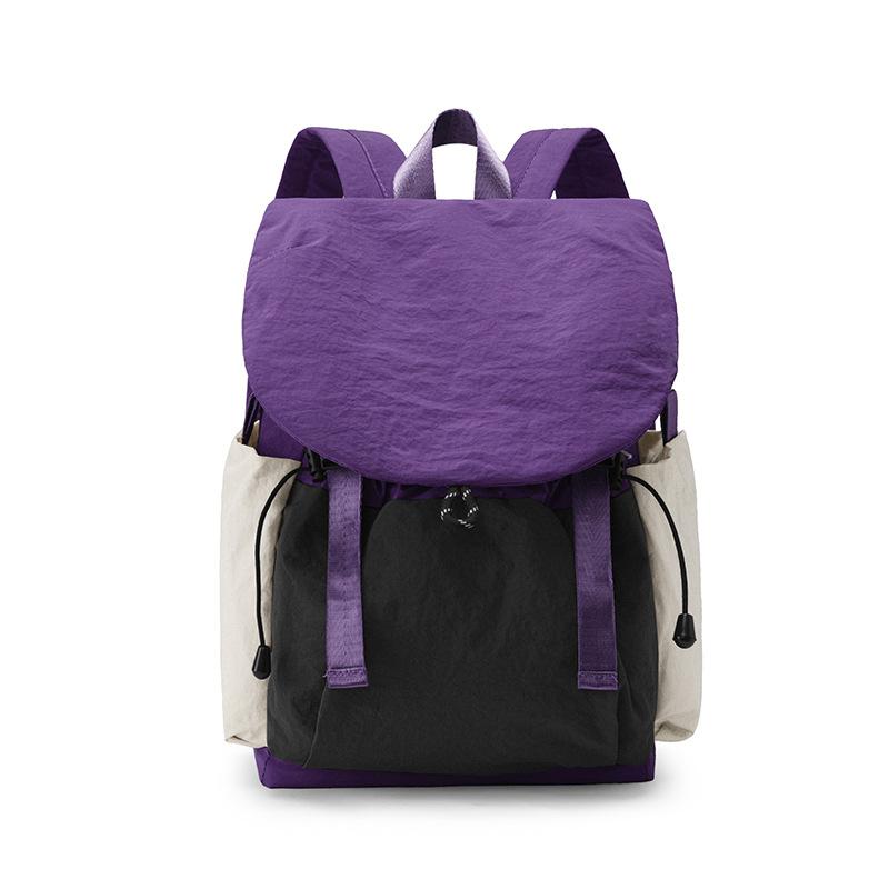 

Backpack for Women, Fashionable, High-value, Lightweight Hiking and Mountaineering Bag, Multi-functional Daily Outdoor Backpack Student School Bag one size fits all фиолетовый