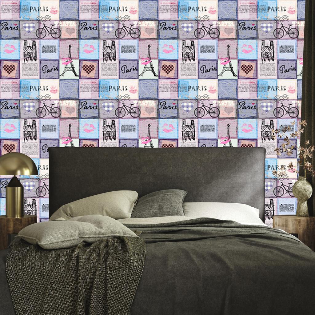 Patchwork wallpaper for living room and bedroom 50x1000