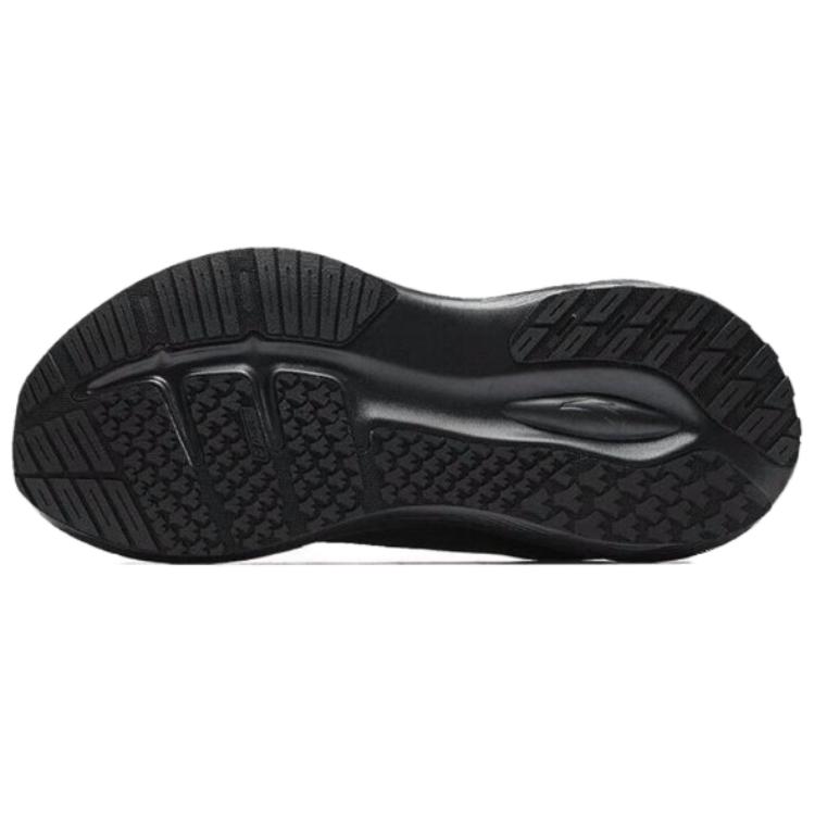 Anta Travel Step PG7 Leather Sports Comfortable Cushioning Rebound Low Top Urban Commuting Running Shoes Men Sneaker Basic-Black 112515509-6