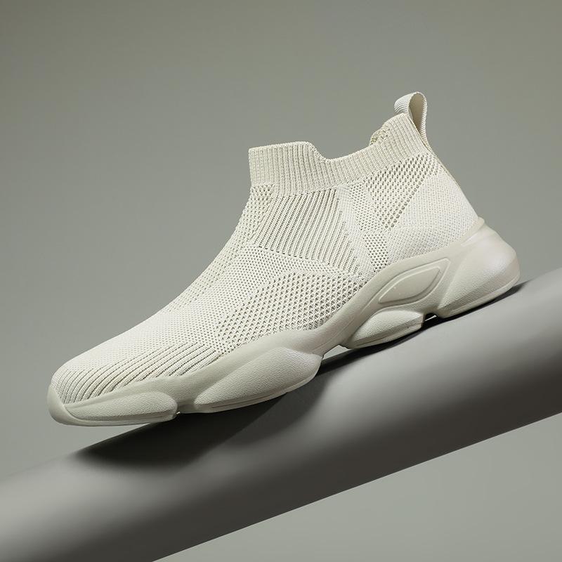 2026 Men's Ultra-light Fly-knit Breathable Mesh Casual Sock Shoes with Soft Sole