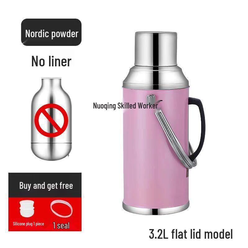 Stainless Steel Home Hot Water Bottle with Glass Liner