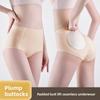 Cross-Border Thin Shaping Fake Butt Pad Sexy Curvy Hip Underwear Enhancing Hip-Lifting Pants Womens Thong Pad Peach-Shaped Nylon