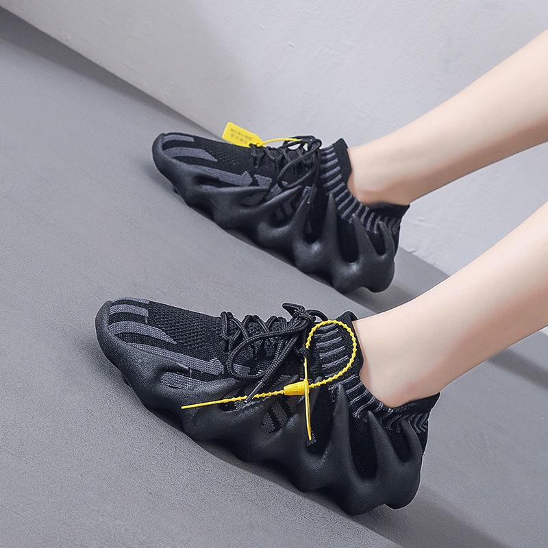 22 nuove scarpe sportive traspiranti in rete tessuta a maglia di polpo, scarpe da corsa estive con suola spessa e morbida, scarpe casual