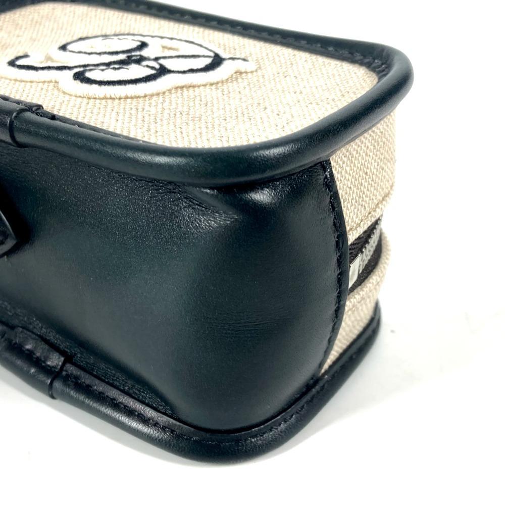 Berluti Golf B logolu golf topu çantası Anahtarlık ile Çanta Bej Kullanılmamış