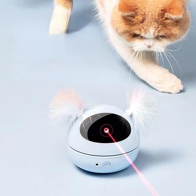 Electric Cat Toy Infrared Light Pen Teasing Cat Stick Feather Automatic Cat Toy Self-hi Artifact Interactive Educational