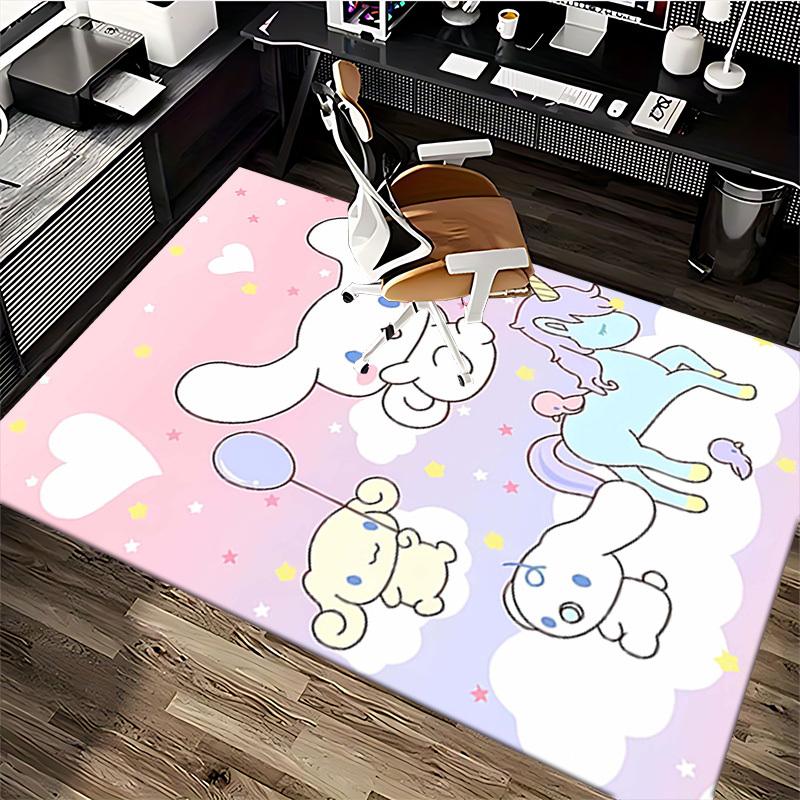 Anime Cartoon Design Chair Mat - Non-Slip Carpet for Office Chairs, Home Decor, Living Room, Bedroom, Game Room & Dormitory (Festival Gift).E067