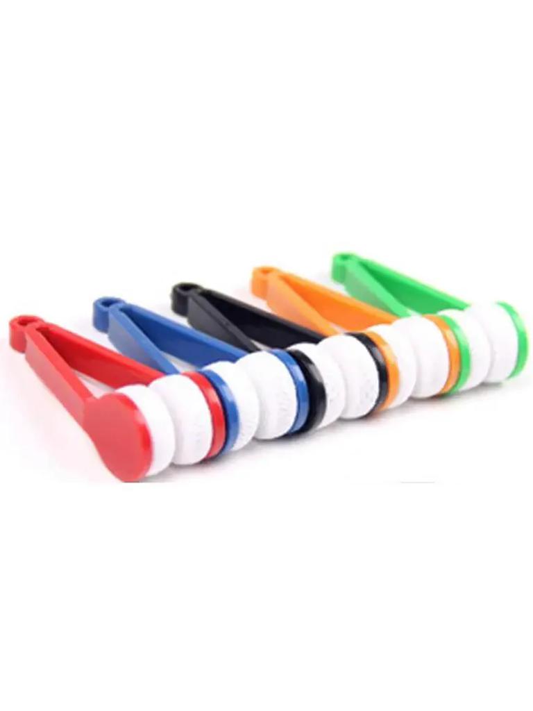 1/5pcs Glasses Cleaning Rub Portable Multifunctional Mini Eye Glasses Cleaner Brush Sunglasses Spectacles Microfiber Wiping Tool