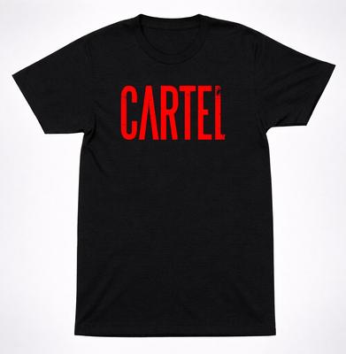 Cartel Band Logo T-Shirt Pop Punk Emo Alternative Music Classic Black Tee