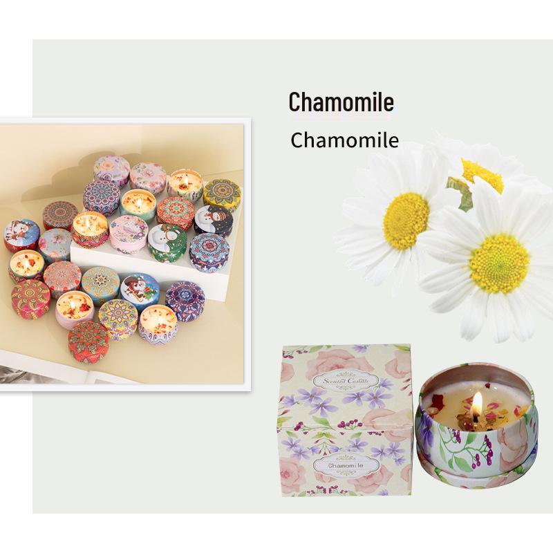 Scented Soy Candle - Romantic Fragrance with Dried Flowers, Ideal for Weddings, Valentine's, Birthdays, and Home Décor