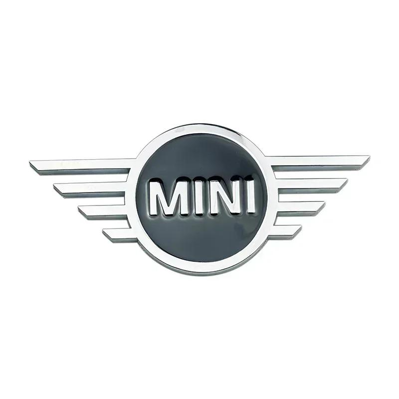 3D ABS Car Front Head Emblem Rear Sticker Logo for BMW Mini Coopers F54 F55 F56 F57 Refit Replacement Badge Exterior Accessories