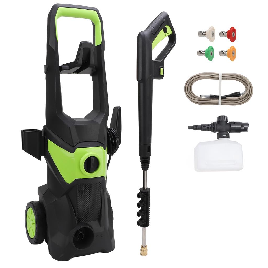 Electric Pressure Washer 4000PSI 2.5GPM High Pressure Washer with 4 Nozzles 32.8ft Hose for Terrace Deck Fence Car RV Boat