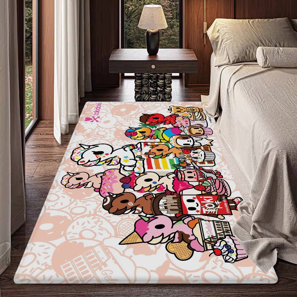 Japan T-TokidokiS Bathroom Mat Retro Multiple Choice Living Room Kitchen Rug Non-Slip Bedside Mats