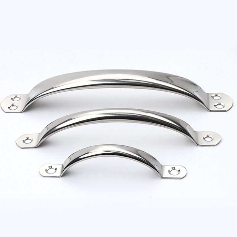 Round Tube Cabinets Handle Heavy Type Stainless Steel Pull For Furniture Drawer Door Chopping Board Simple Mounting Hardware Accessories
