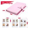 256 Pockets PU Leather Mini Album Solid Color Photo Album Fit for Fujifilm Instax Mini Film for 3 Inch Film& Small Pictures
