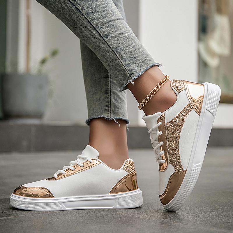 Women's New Breathable Anti-slip Wear Designer Spring and Autumn Lace-up Walking Leisure Sports Large Size Women's Shoes