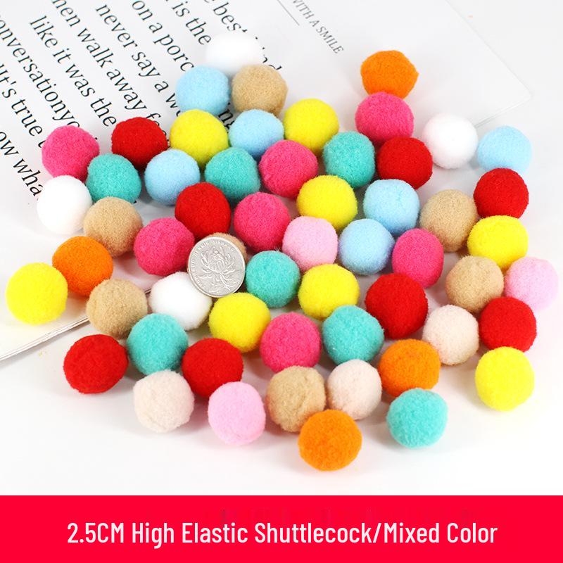 Colorful High Elastic Plush Pom Poms & Chenille Stems for DIY Crafts & Kindergarten Projects