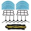 Acessórios de Peças de Reposição para Robô Aspirador Escovas Laterais Filtro Escova Rolo Mop Pad Material ABS para V7 V7S Pro