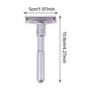Men Shaver Barber Tools Hair Razor Adjustable Double Edge Classic Safety Razor With 5 Pcs Stainless Steel Blades Shaver