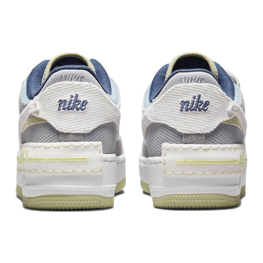 Nike Air Force 1 Shadow On The Bright Side - Skate Blue Women Sneakers Mountain-White Light-Lime-Green DQ5075-411