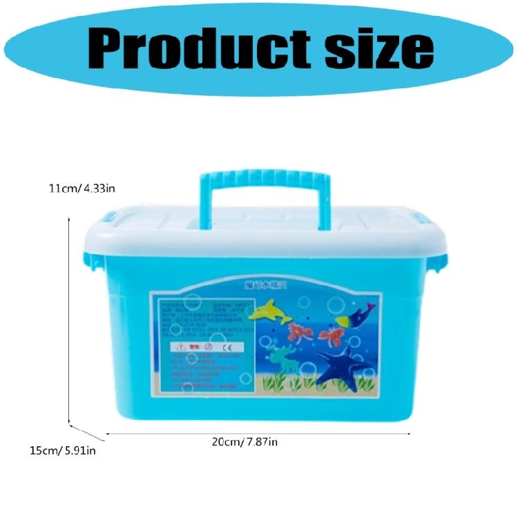Creative Building Role Play Accessories Magicking Water Gel Toy Easy Carry Case for Kids Ages 5 and Up