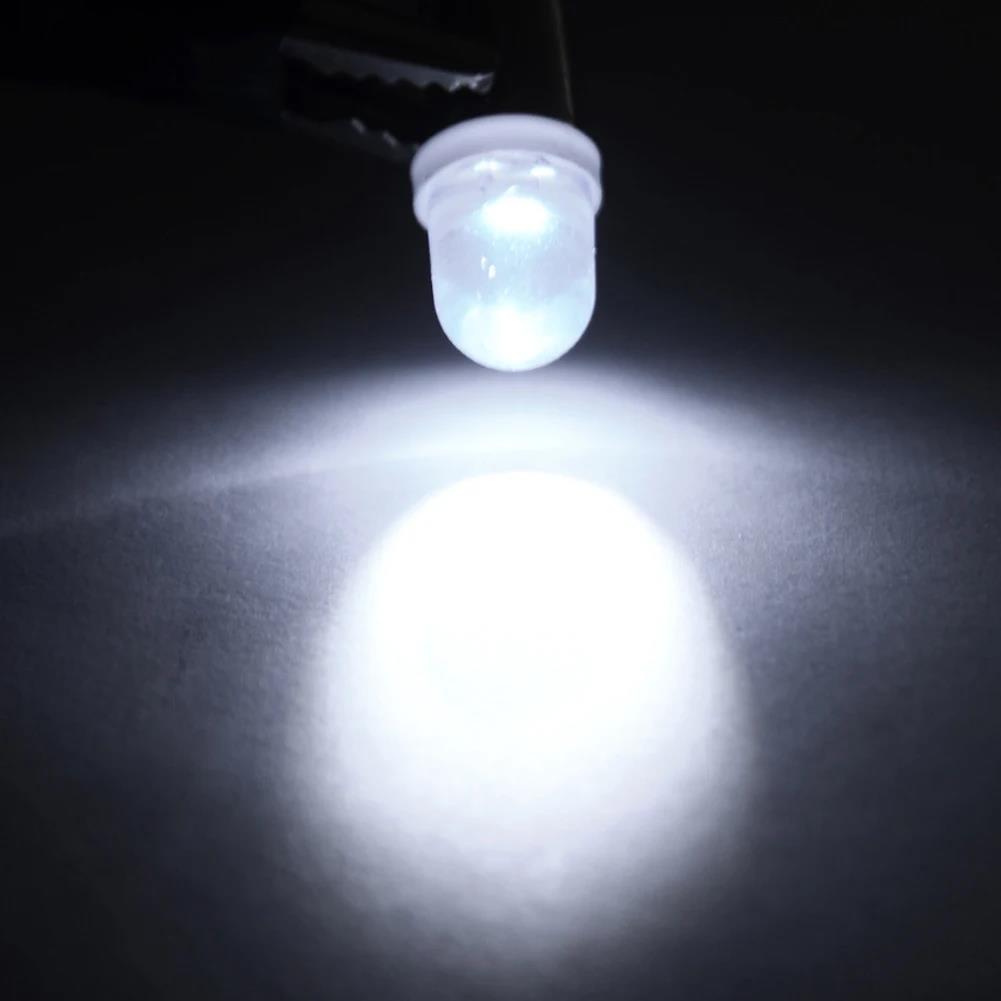 10PCS BA9S LED Light Bulbs T4W LED Instrument Panel Gauge Dash Interior Light Reading Lamp Super Bright 12V Car Led Light Bulbs 7