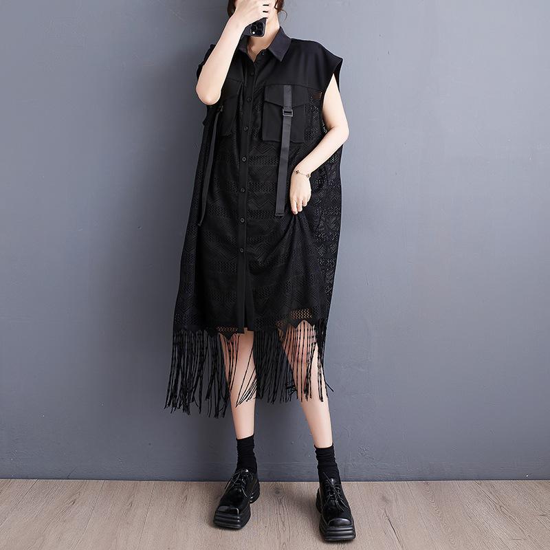 

Плюс Размер Женщин Новый Летний Стиль Платье O-образный Вырез Цветочный Свободное Платье Зеленые Карманы Базовые Платья One Size чёрный