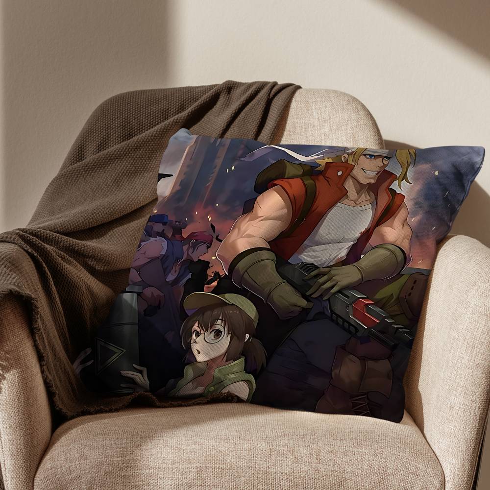 

game Pixel Metal Slug Pillow Case Office Cushions Suitable For Sofa Car Bedroom Decorative Cushion Cover 30x30cm