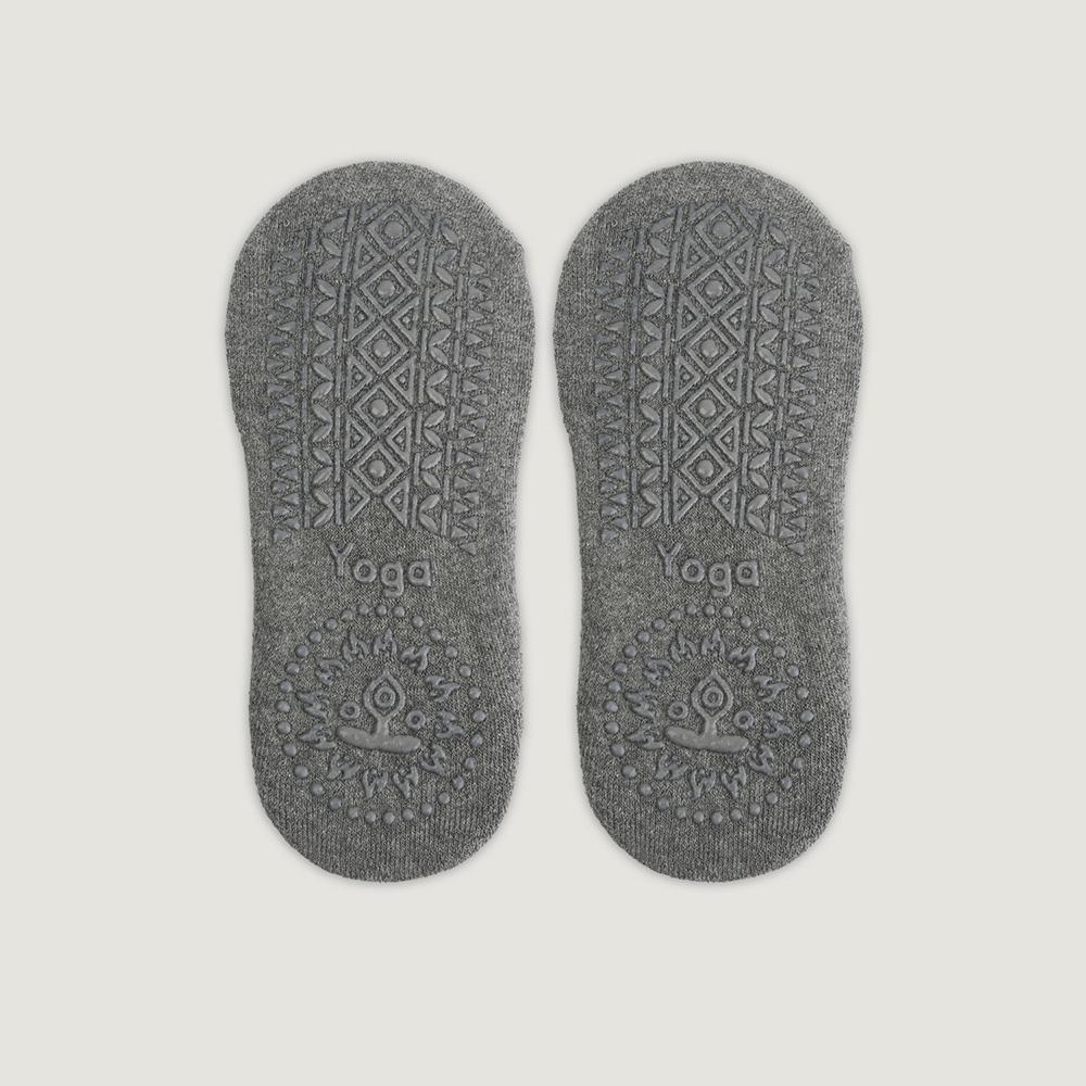 

1 пара йога-шкарпеток Професійні протиковзкі шкарпетки Жіночі Спортивні Поглинаючі піт Дихаючі Шкарпетки для пілатесу Тренажерний зал Фітнес Спортивні шкарпетки сірий